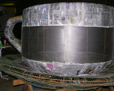 Langsam nimmt die Tasse gestalt an