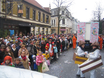 Trotz kaltem Wetter kamen viele Zuschauer